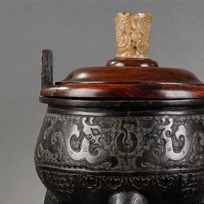 青铜三足香炉 - 2